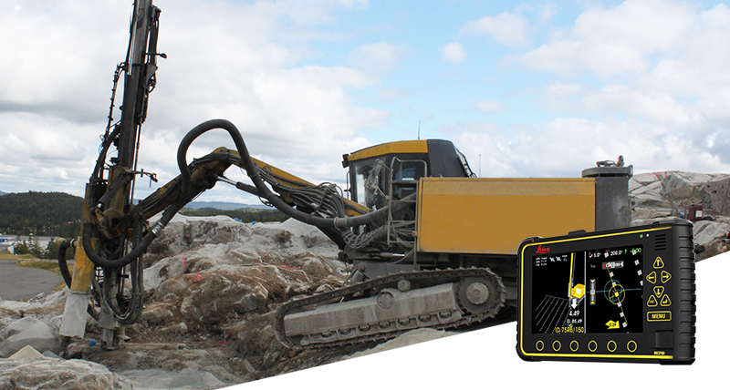 Sistemi di machine control Leica Geosystems per perforatrici e palificatrici - Leica iCON iRD3/iRP3